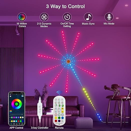 LED Fireworks Light