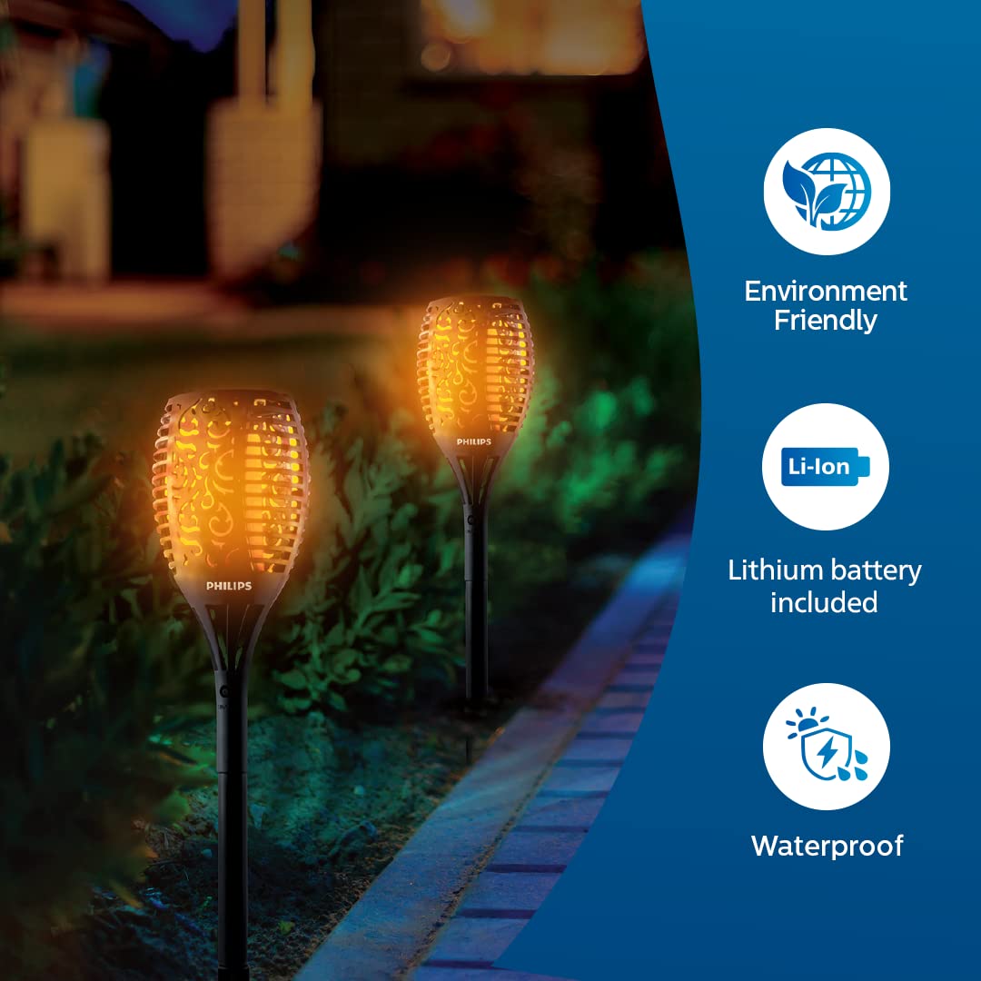 96 LED Solar Flame Light