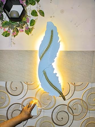 Decorative Premium Design Feather Lamp for Wall Decoration, Living Room