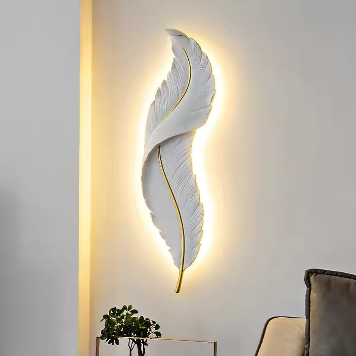 Decorative Premium Design Feather Lamp for Wall Decoration, Living Room