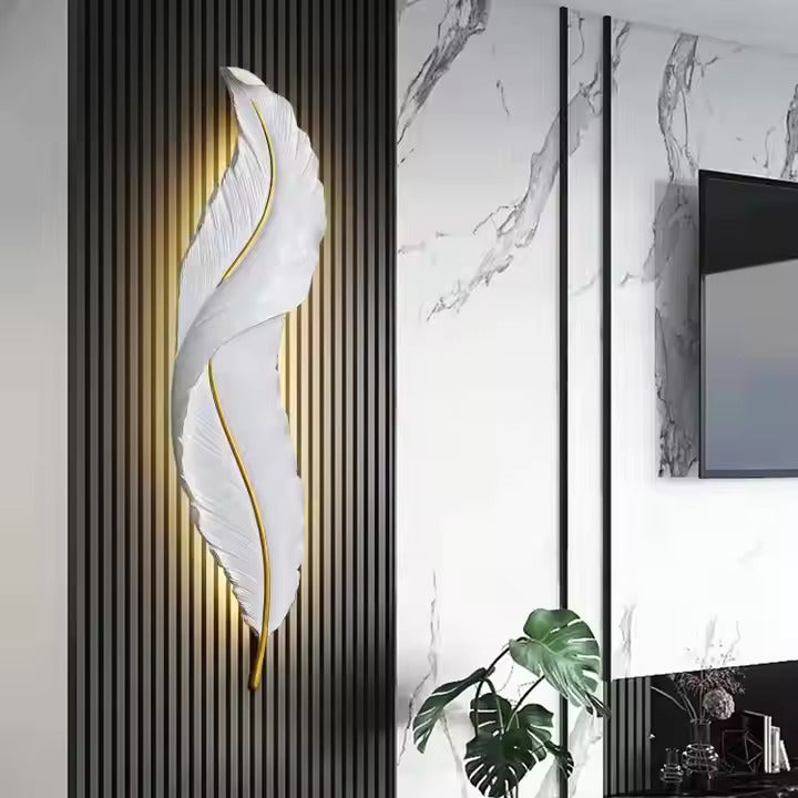 Decorative Premium Design Feather Lamp for Wall Decoration, Living Room
