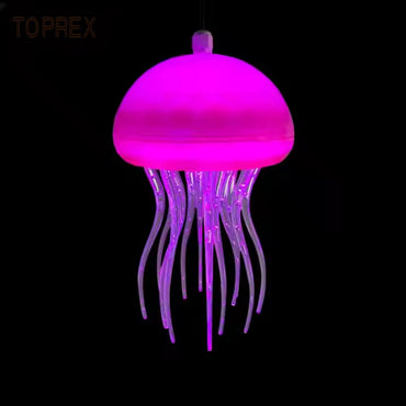 Jelly Fish Shape Color Changing Acrylic LED Light Lamp for Home Decoration