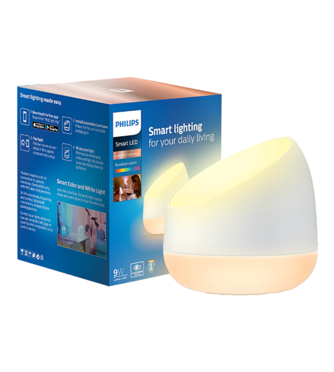 Philips Wifi Enabled Smart LED Squire Table Lamp