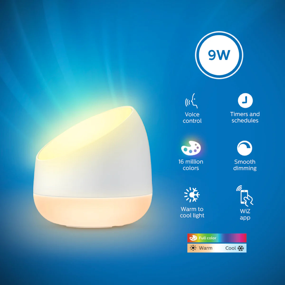 Philips Wifi Enabled Smart LED Squire Table Lamp