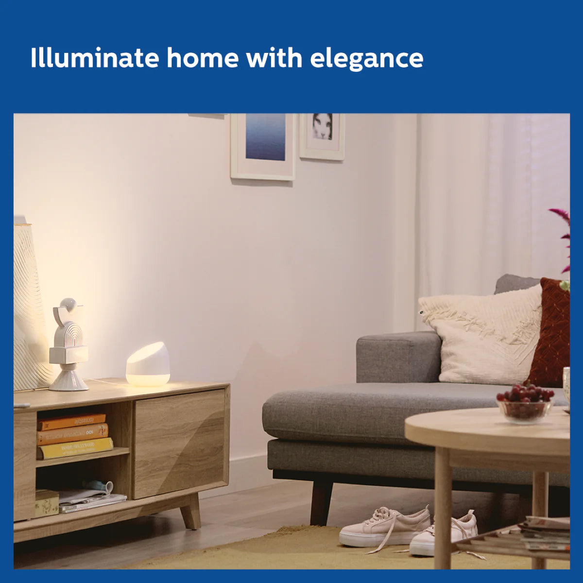 Philips Wifi Enabled Smart LED Squire Table Lamp