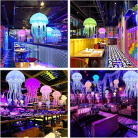 Jelly Fish Shape Color Changing Acrylic LED Light Lamp for Home Decoration