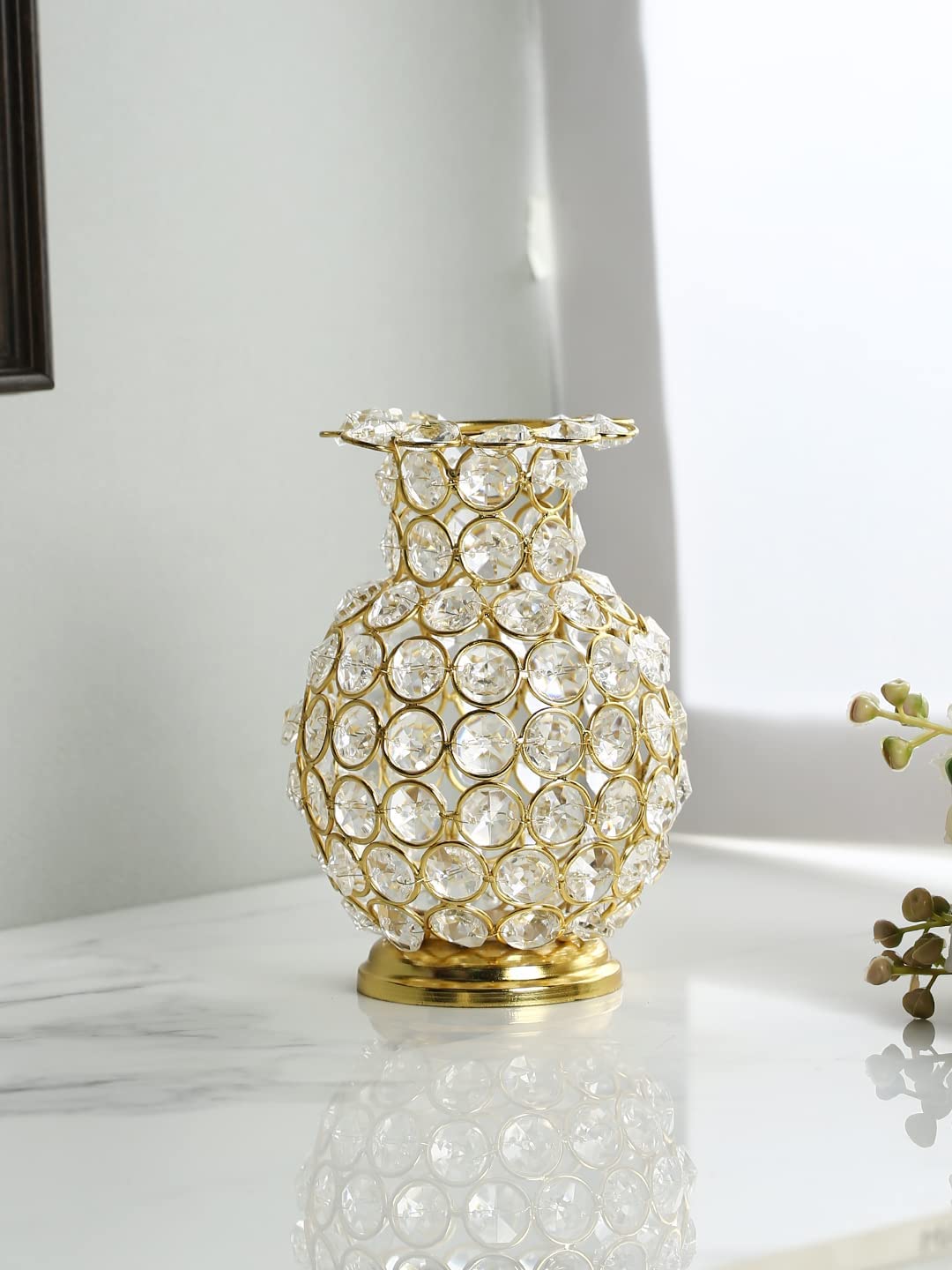 Diamond LED Vase